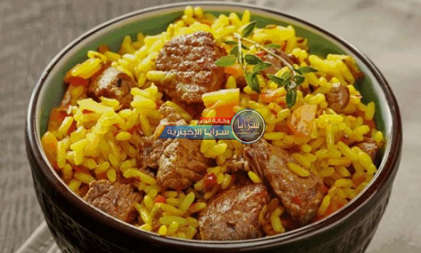 طريقة تحضير أرز الكاري واللحم بأشهى طريقة