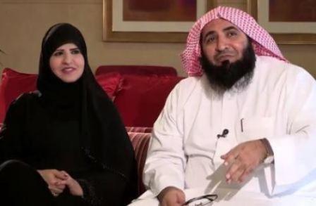 ظهور زوجة الغامدي  كاشفة وجهها على قناة mbc تتسبب في طلاقها  ..  صورة