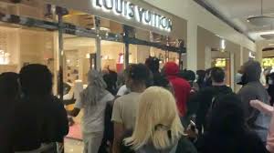 بالفيديو  ..  .تكسير و سرقة أغلى متاجر الموضة في العالم (Louis Vuitton) في مدينة بورتلاند الأمريكية