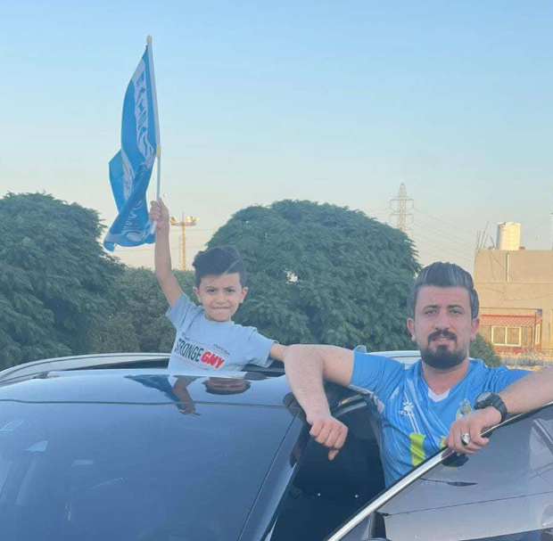 جماهير الفيصلي تتمنى الشفاء العاجل للشاب "مهند الخلايلة"