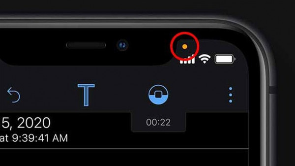 صور: إشارة صغيرة على شاشة أيفون تكشف تعرّض المستخدم لأي عملية تجسس 