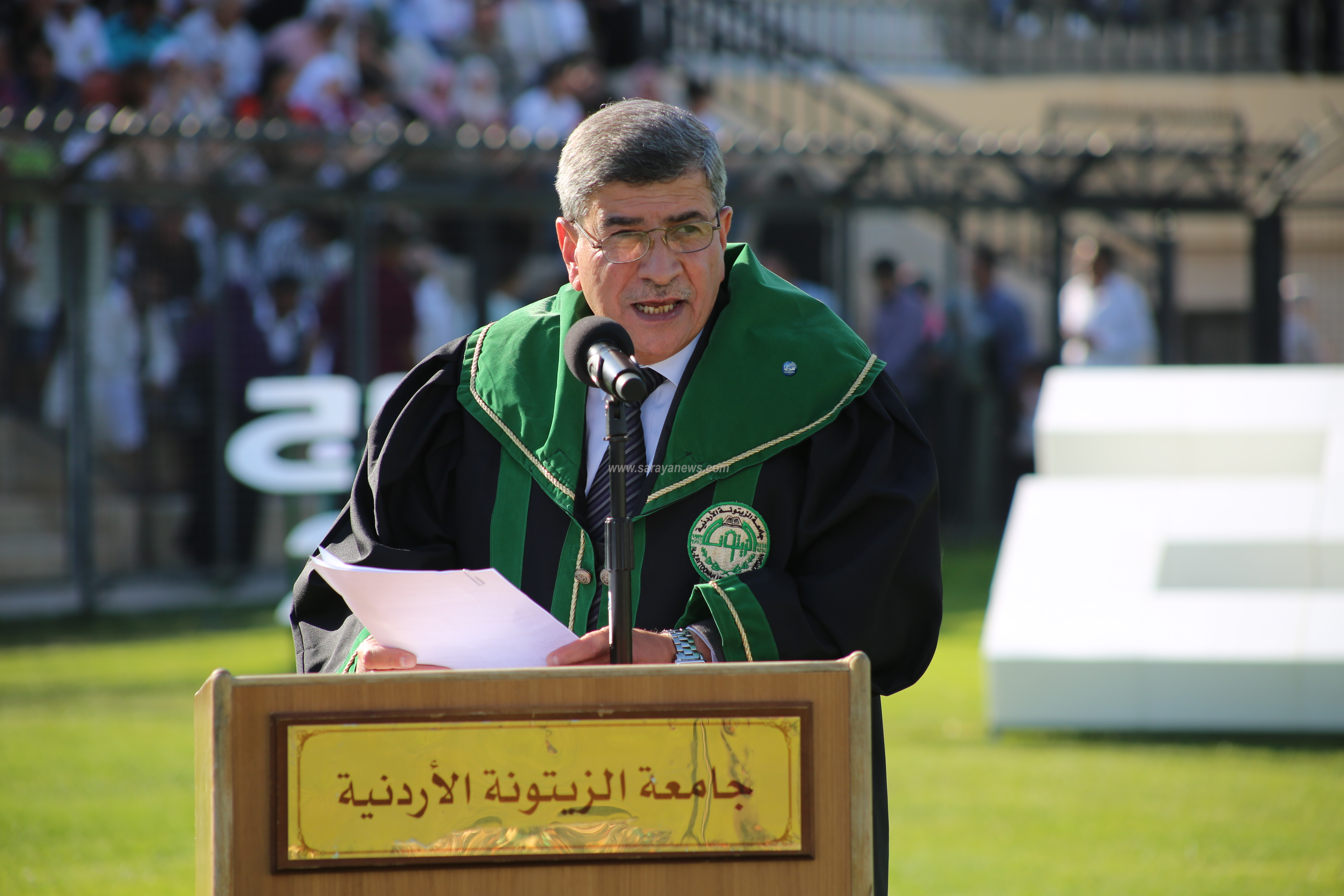 بالصور ..  جامعة الزيتونة الأردنية تحتفي بتخريج الفوج السادس والعشرين من طلبة الكليات العلمية