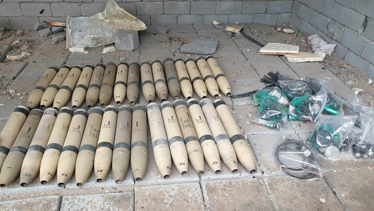 العثور على صواريخ مدفونة تحت الأرض بالعراق