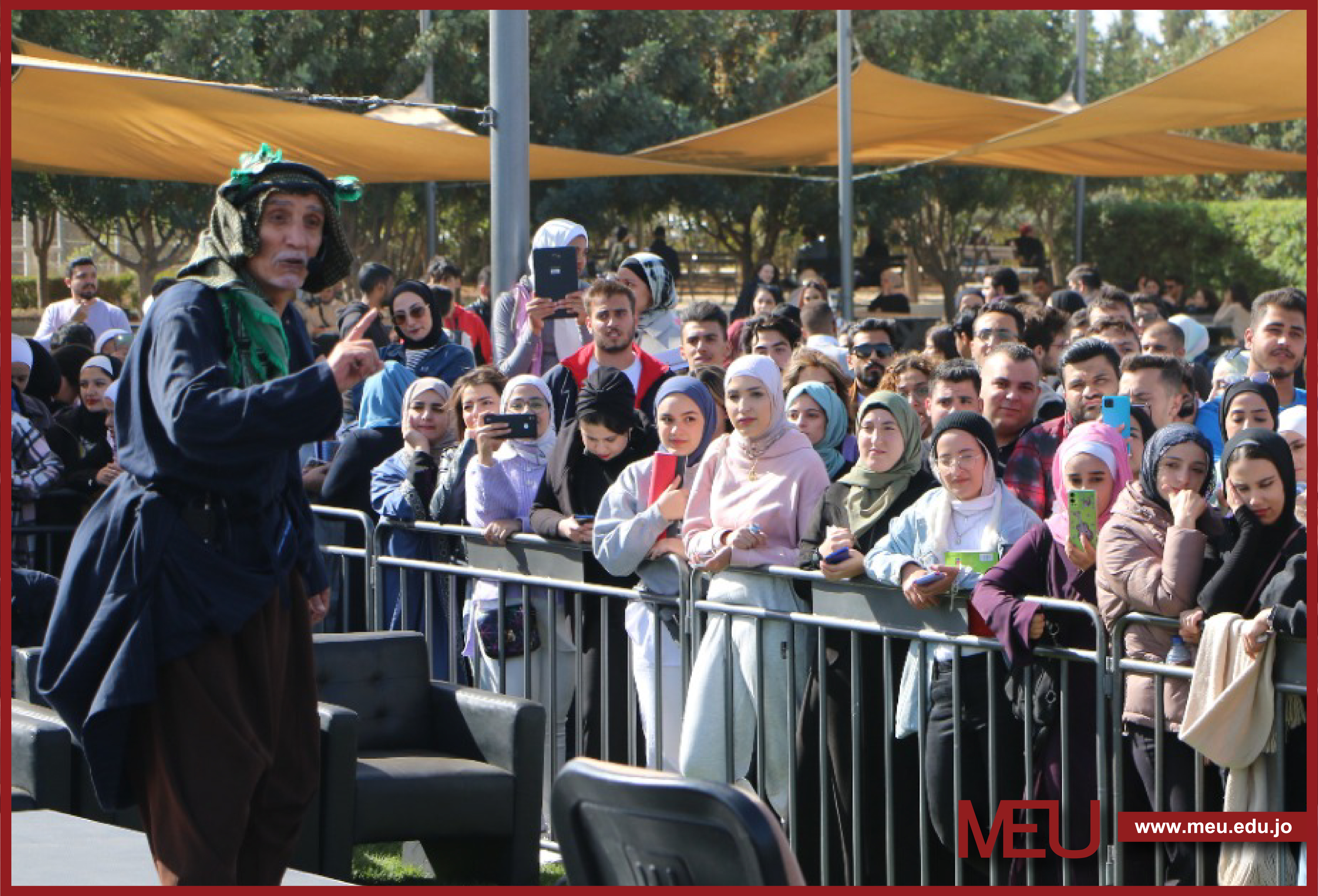 جامعة الشرق الأوسط تحتفي بطلبتها الجدد