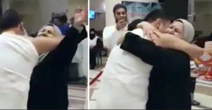 فيديو مؤثر  ..  سوري يلتقي بوالديه بالحج بعد 7 سنوات