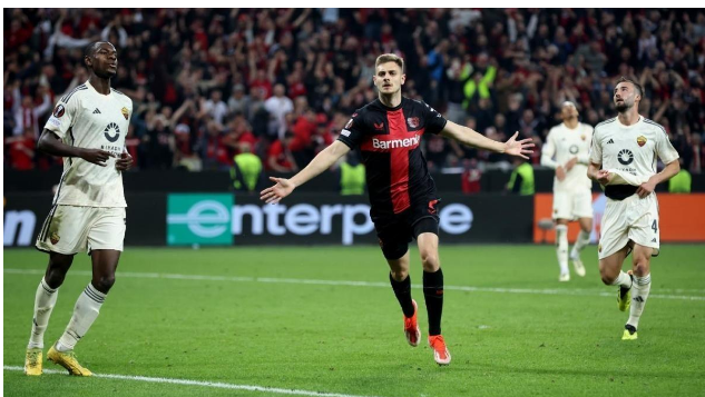 رقم مذهل لليفركوزن بعد إسقاط روما