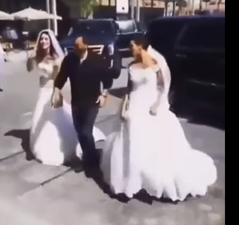 بالفيديو  ..  بروفة لزفة زواج كاظم الساهر وسط (20) عروساً 