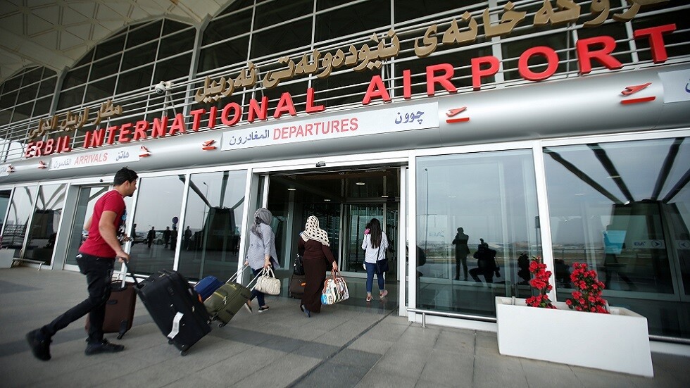 توقف العمل بمطار أربيل الدولي بعد إسقاط طائرة مسيرة