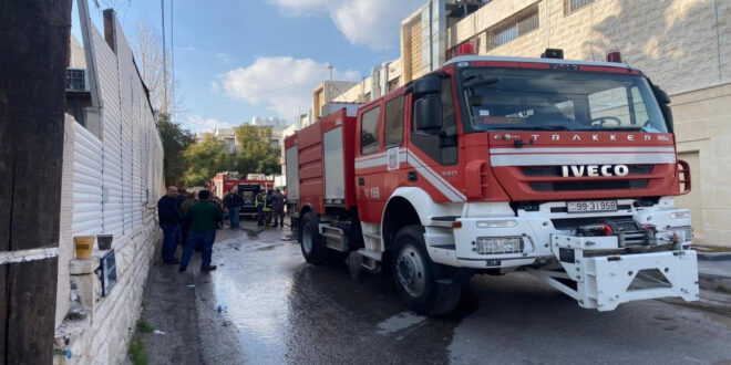 وفاة طفل واصابة (٧) اخرين اثر حريق منزل في محافظة العاصمة