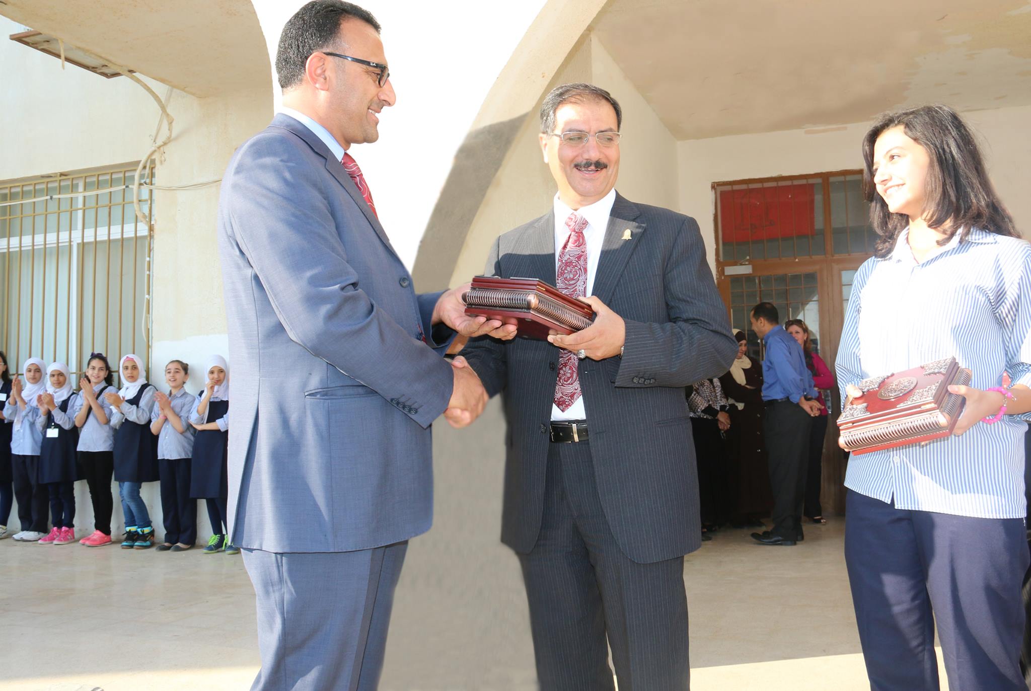 صورة  ..  مؤتة : مبادرة طلابية في مدرسة الجامعة النموذجية 
