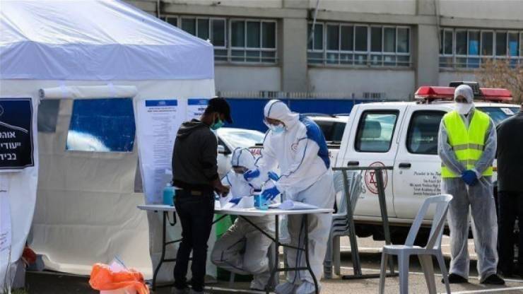 صحة الاحتلال الصهيوني : 46 وفاة بكورونا و7168 إصابة جديدة