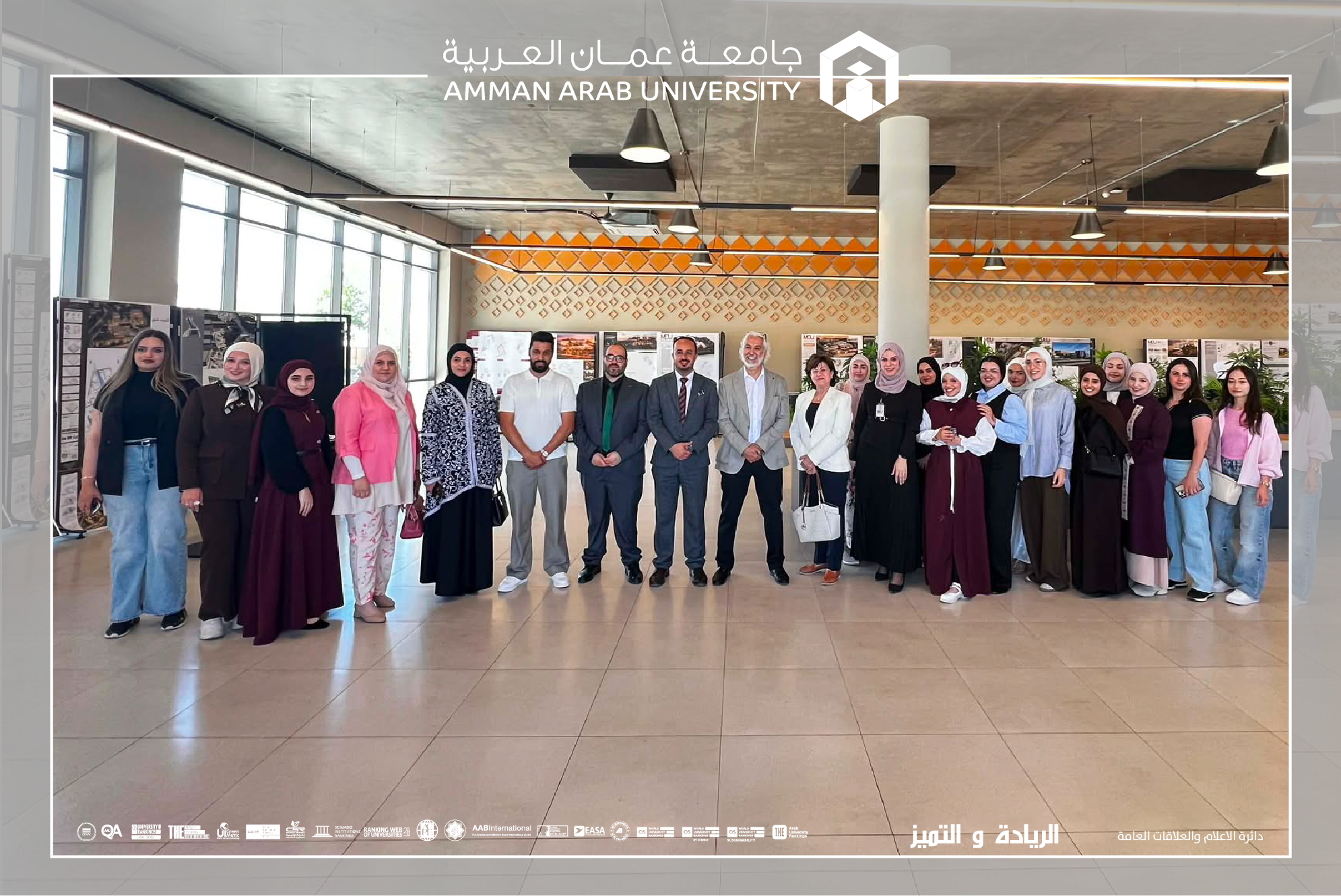 تعزيزًا للتعاون الأكاديمي: مشاركة الدكتور حداد من "عمان العربية" في تحكيم مشاريع معمارية طلابية في جامعة الشرق الأوسط