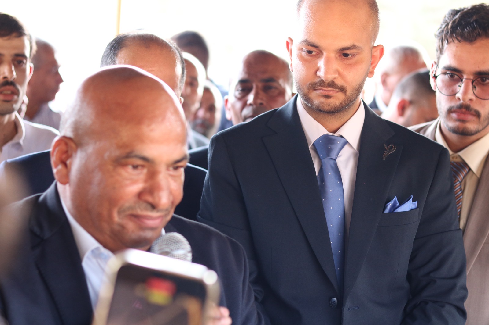 جاهة عشيرة الحديد إلى قبيلة بني عباد – الدويكات لطلب يد كريمة سعود فهد الدويكات