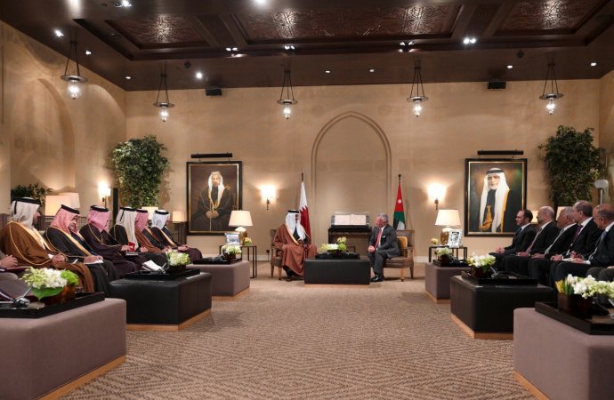 أمير قطر: زيارتي إلى الأردن ستعزز العلاقات الأخوية وتزيد التعاون بين البلدين