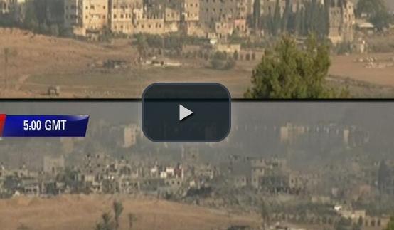 بالفيديو ..  كيف دمرت إسرائيل حياً كاملاً في ساعة