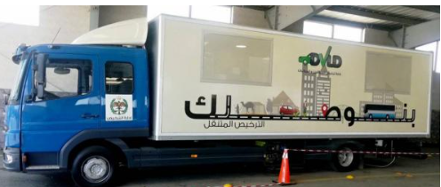 خدمة الترخيص المتنقل في دير أبي سعيد الأحد