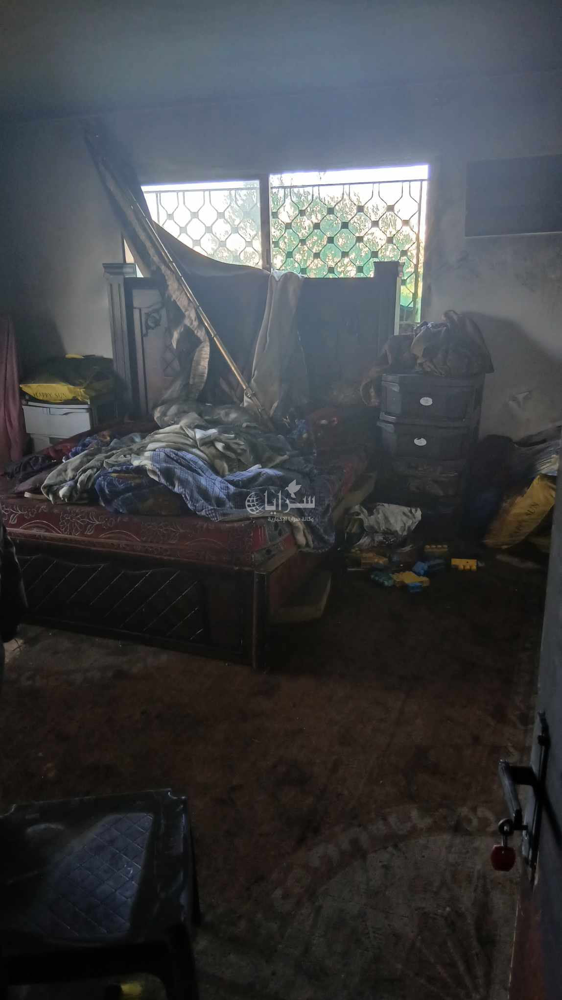 النيران تلتهم أحلام أسرة بعجلون ..  والفقر يحول دون ترميم المنزل  ..  فيديو و صور 