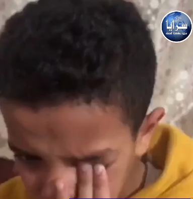 بالفيديو  ..  طفل يبكي بسبب خسارة "النشامى" أمام مصر