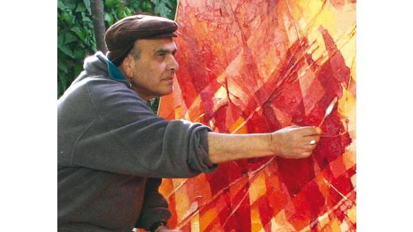 وفاة الفنان التشكيلي الأردني مهنا الدره