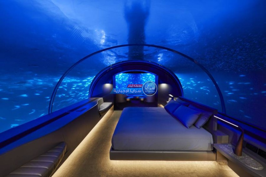 بالصور  ..  شاهد أجمل غرف الفنادق تحت الماء حول العالم