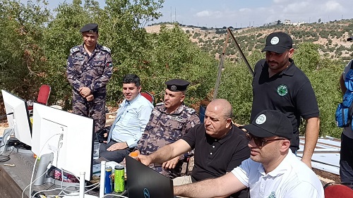 جامعة الزيتونة الأردنية تنفذ التجربة النهائية لنظام تنبؤ واستشعار الحرائق عن بعد 