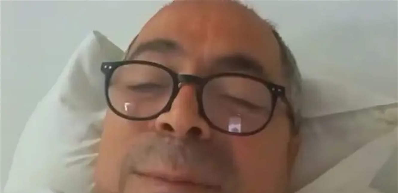 بالفيديو ..  مرشح يطلق حملته الانتخابية من السرير!