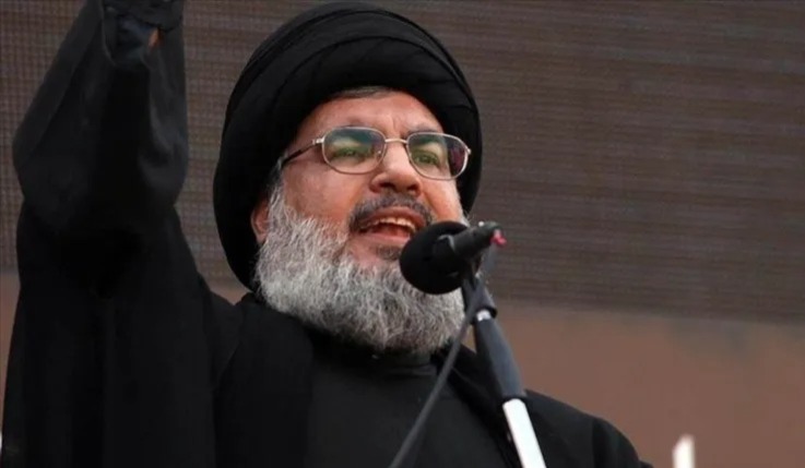 بالفيديو ..  نجل نصر الله يخاطب من سيشاركون في جنازة والده