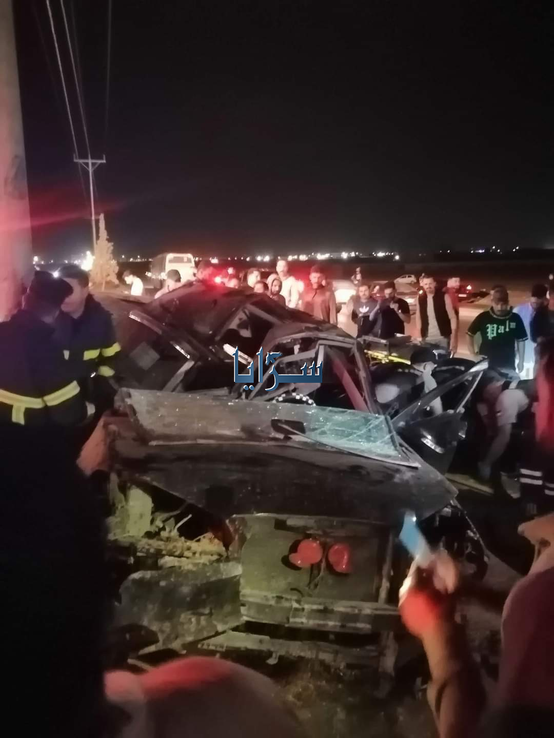 وفاة واصابات بحادث مروع على طريق شارع البترا في اربد