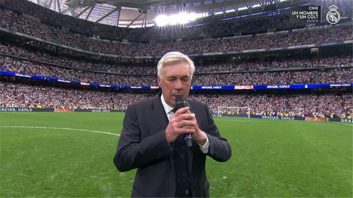 ب الدموع ..  أنشيلوتي يودع ريال مدريد بكلمات مؤثرة ويتذكر ليالي الريمونتادا