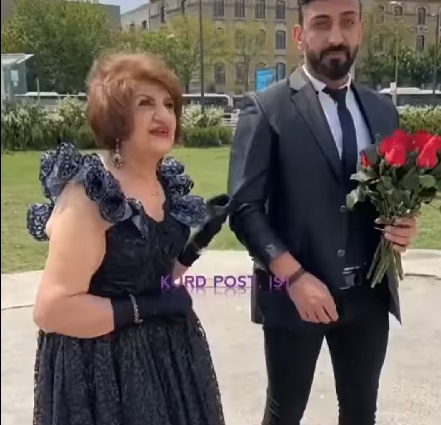 بالصور ..  شاب عراقي يتزوج بريطانية تبلغ من العمر 85 عاماً 