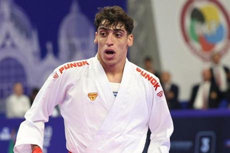 الجعفري يعتلي منصة الذهب في الرباط ويتوج بلقب الدوري العالمي للكراتيه