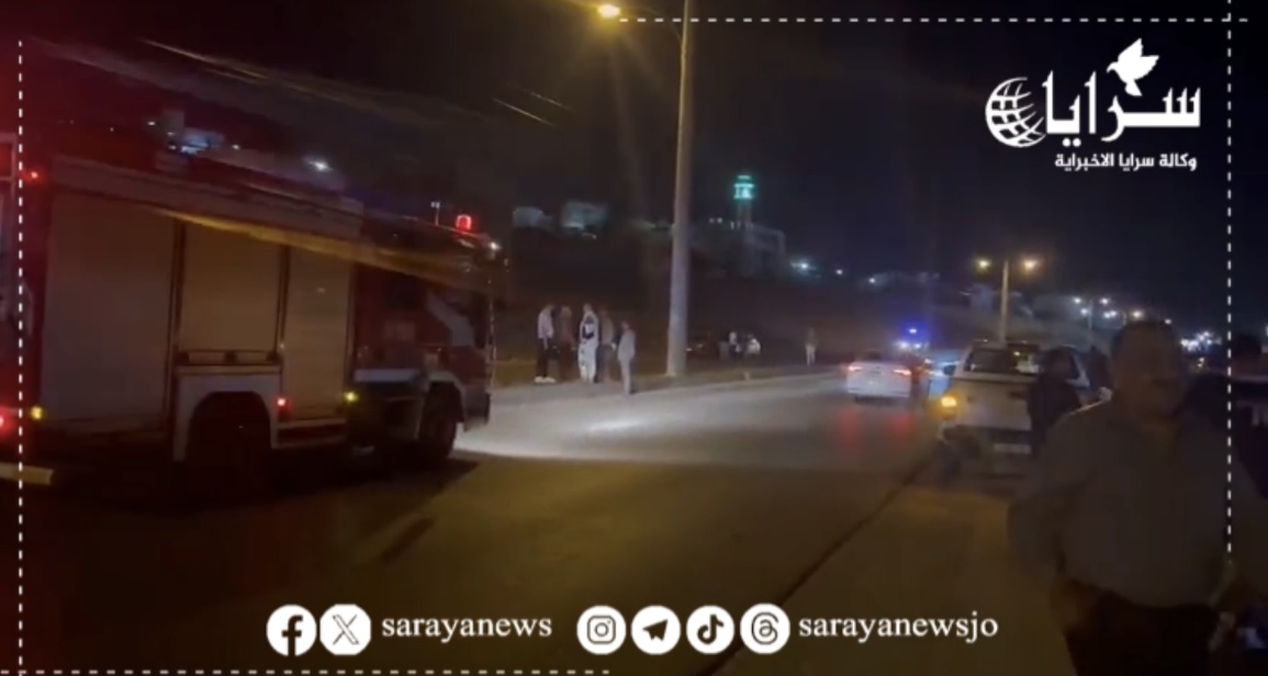 إصابة بالغه بحادث تدهور دهس في اربد ..  فيديو