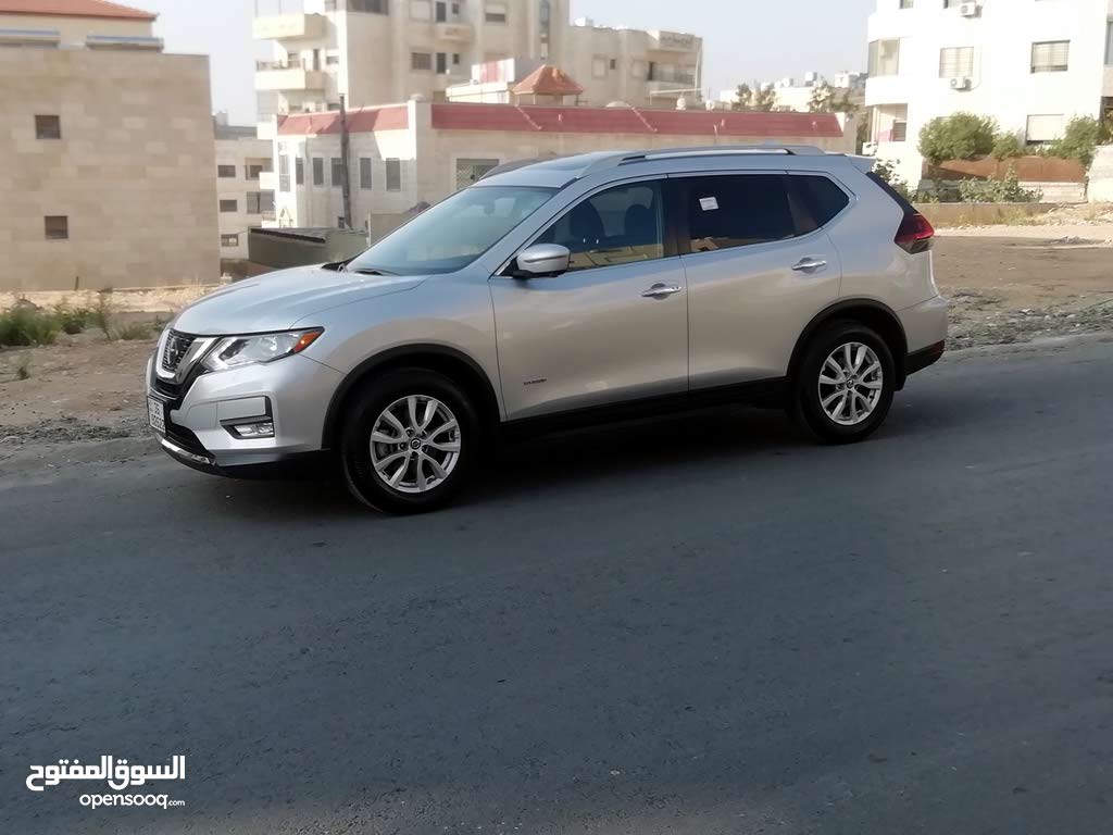 نيسان إكس تريل هايبرد روغ Nissan X-Trail Hybrid 2018 ROGUEبحاله الوكاله فحص كامل  