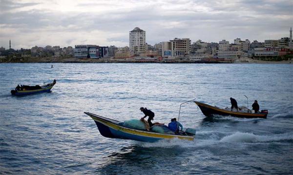 صيادو غزة يتظاهرون تنديدا باعتداءات الاحتلال بحقهم