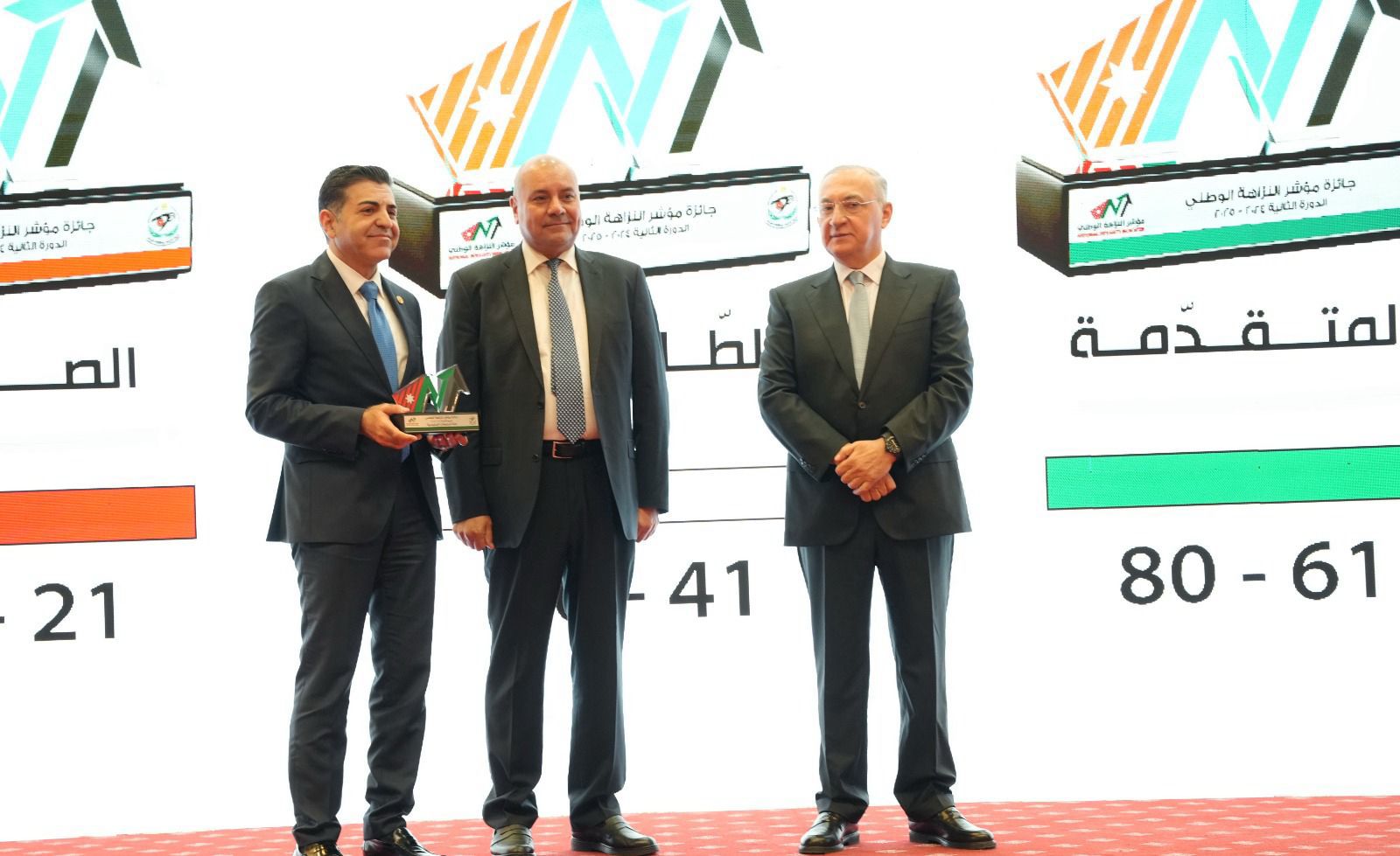 جامعة العلوم والتكنولوجيا الأردنية تتصدر الجامعات الأردنية في مؤشر النزاهة الوطني للمرة الثانية على التوالي 2024/2025