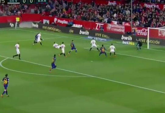 بالفيديو .. ملخص مباراه برشلونة واشبيلية 2-2 