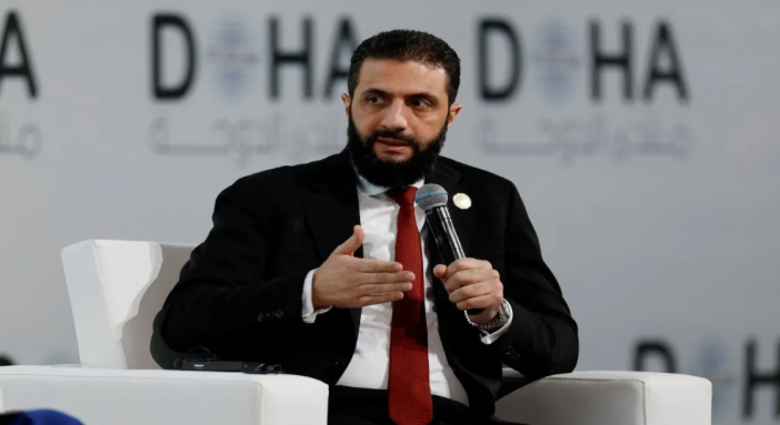 الشرع: مساعي إسرائيل لإقامة منطقة عازلة جنوب سورية “تدفع البلاد إلى مكان خطر”