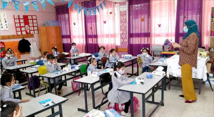فلسطين تقرر عودة التعليم الوجاهي للصفوف الأساسية وتطعيم الهيئات التدريسية