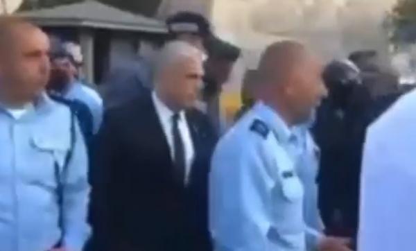وزير خارجية الاحتلال يقتحم باب عامود 