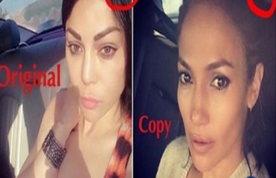 جنيفر لوبيز تقلد هيفا وهبي