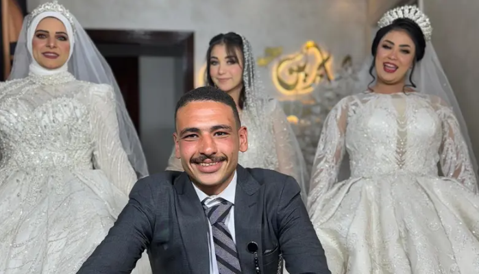 مصري تزوج 3 فتيات في يوم واحد! ..  ما القصة؟ 