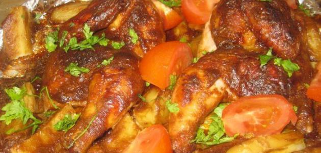 طريقة تحضير صينية خضار بالدجاج