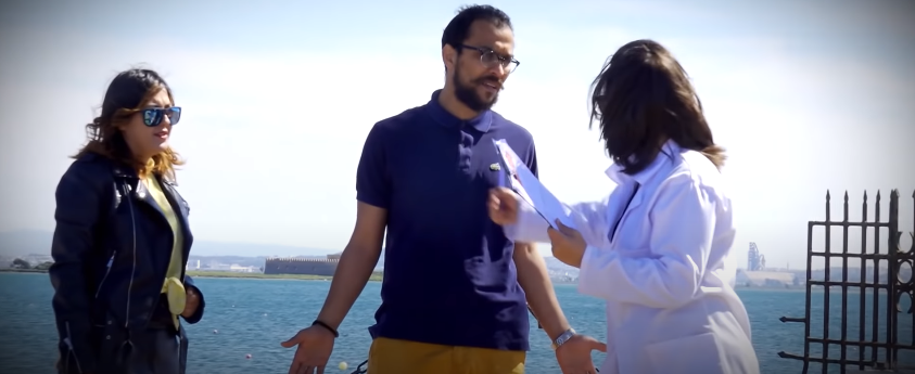 شاهد  ..  مقلب مخالفة التباعد