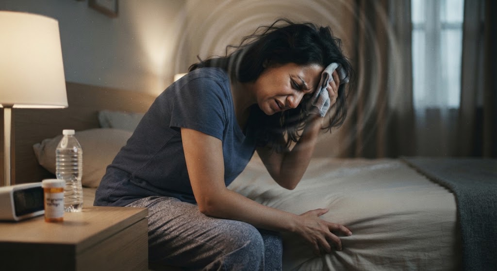 دوار مفاجئ مصحوب بغثيان يأتيني مرة في السنة، فما سببه