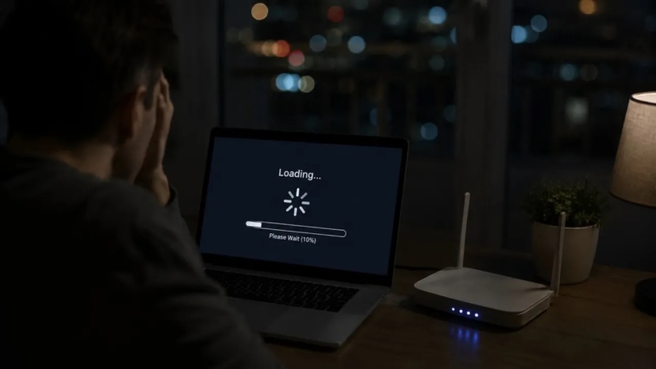 لماذا يصبح الإنترنت بطيئًا ليلًا؟ السبب قد لا يكون الراوتر