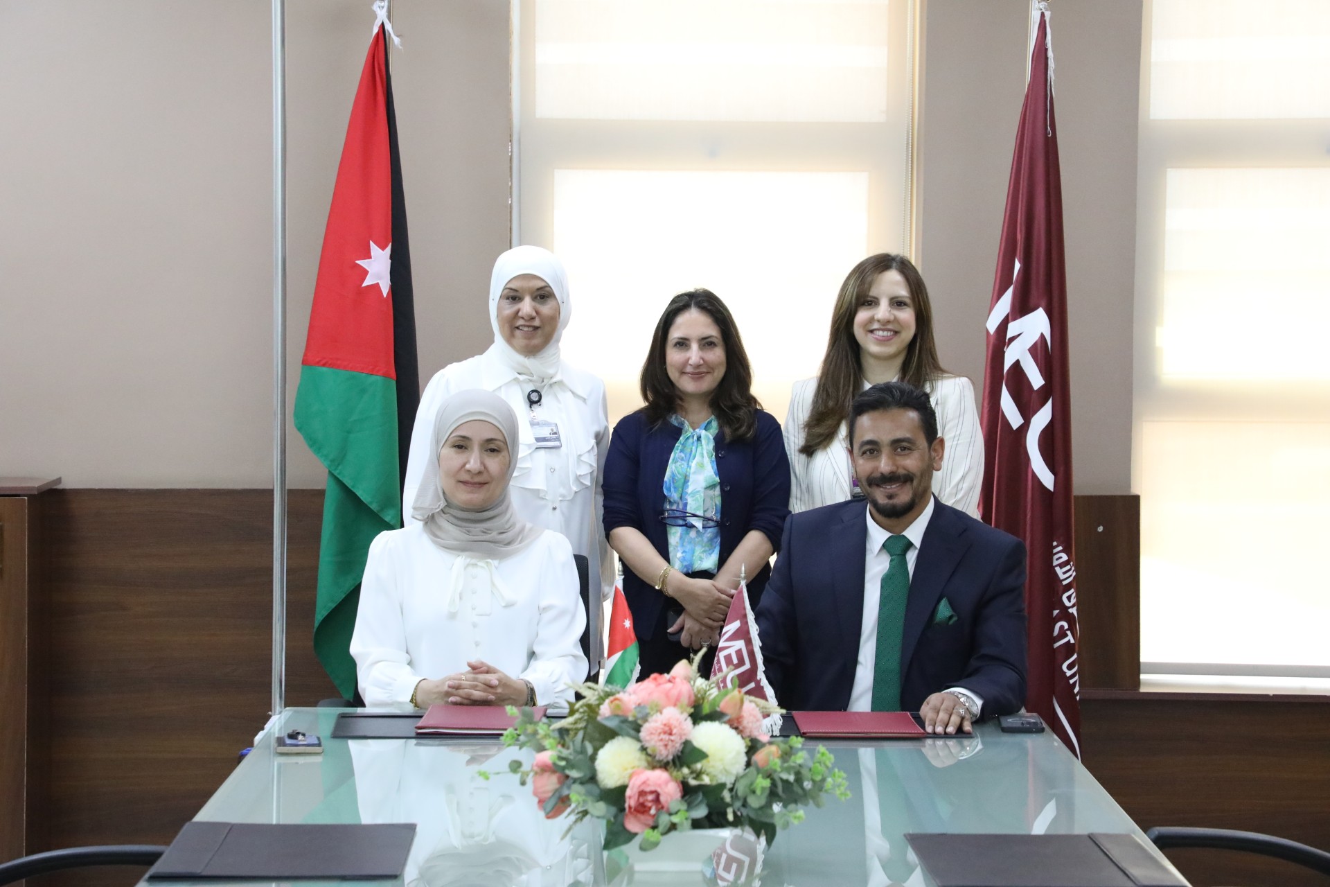 جامعة الشرق الأوسط توقع اتفاقية تعاون مع شركة سانت لويس للترجمة والتدريب