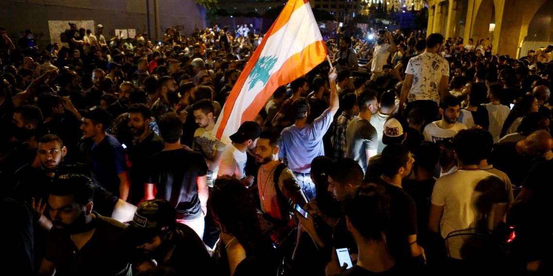 محاولات لاقتحام القصر الرئاسي في لبنان 
