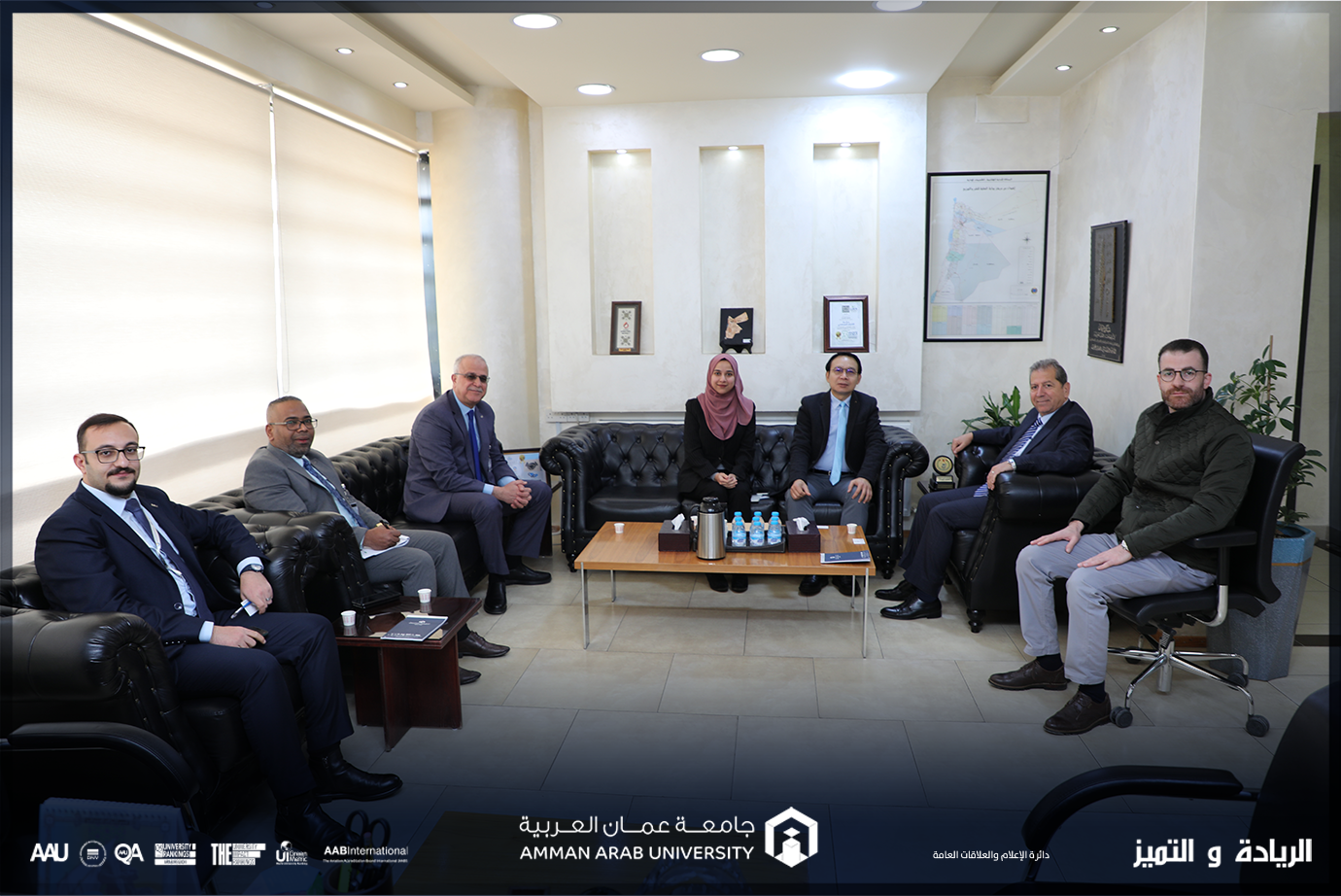 مباحثات لتعزيز التعاون الأكاديمي بين "عمان العربية" وسفارة مملكة تايلند