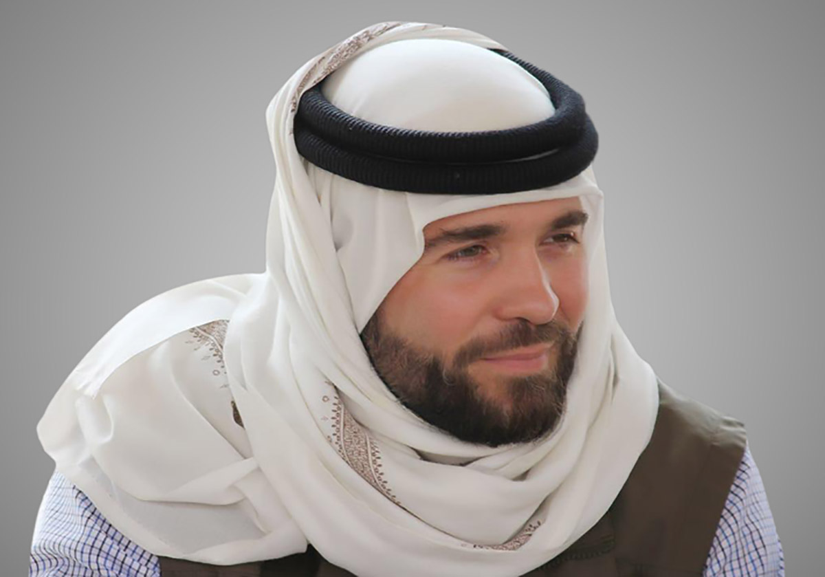 الأمير هاشم ينعى والد الأميرة فهدة المغفور له الشيخ محمد بن إبراهيم بن سليمان أبو نيان الحربي