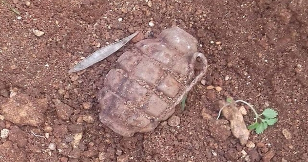 العثور على قنبلة قديمة في منطقة "ام السرب " بالبادية الشمالية 